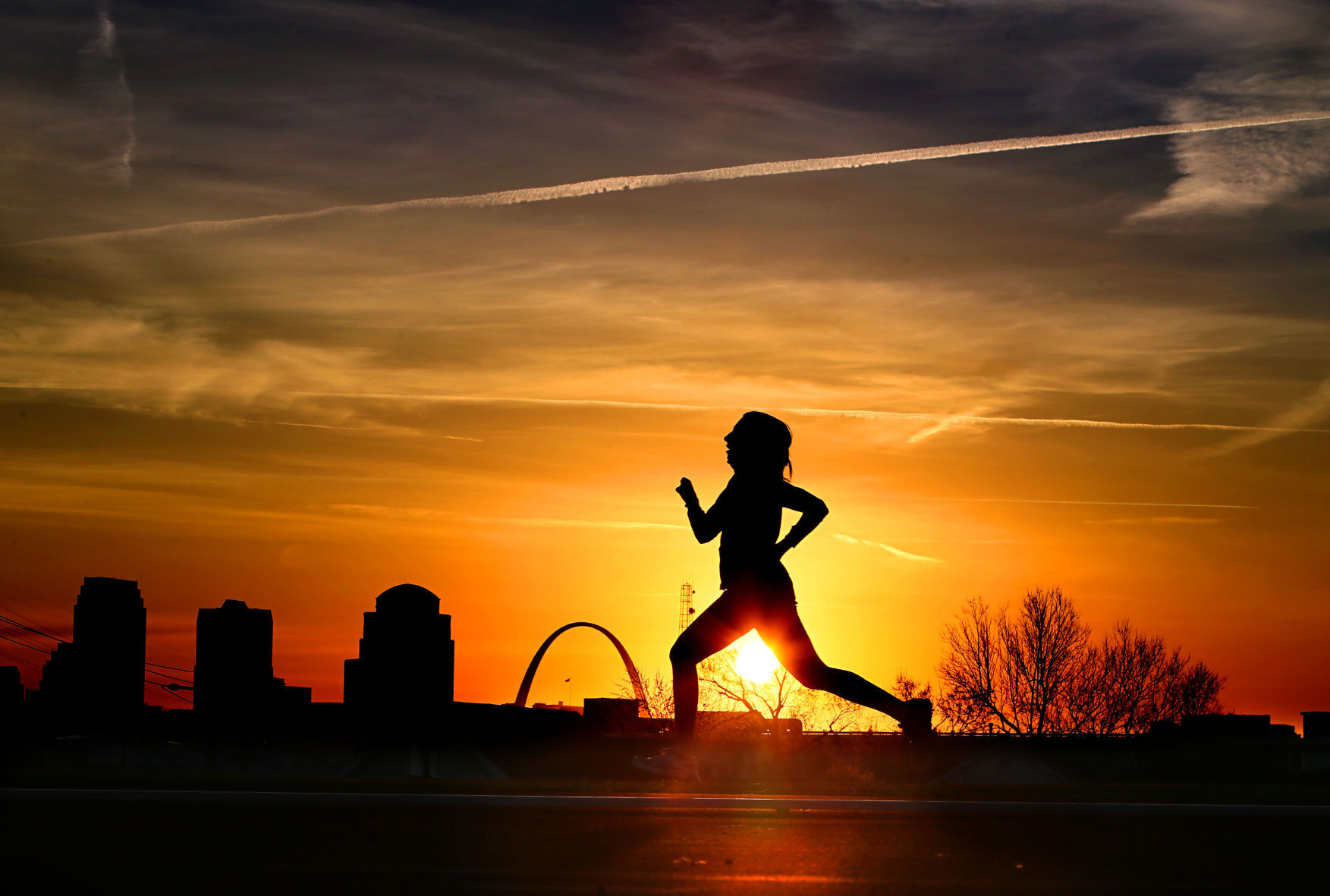 Early morning at St. Louis University track